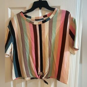 Striped Multicolor Women's Top
